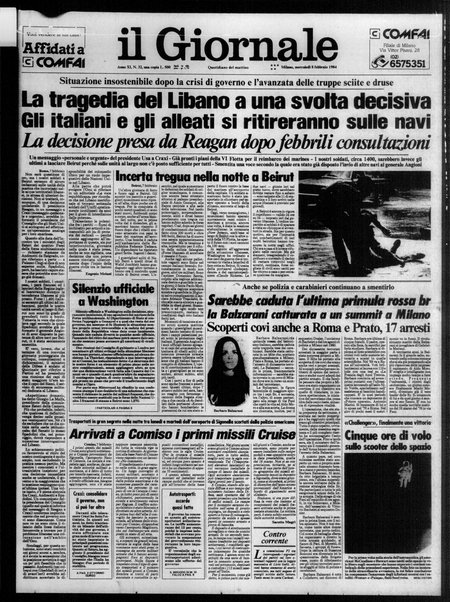 Il giornale : quotidiano del mattino